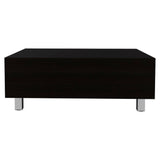 Mesa de Centro Gambia Plus Wengue 80x29.75cm Rectangular con Patas y con Compartimientos - Mesas | Bylmo