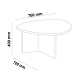 Mesa de Centro Reuleaux Pino 76 cm Triangular Moderno - Mesas de Centro | Bylmo