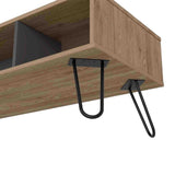 Mesa de Centro Vegas Miel 101x40cm Rectangular con Patas y con Compartimientos - Mesas de Centro | Bylmo