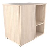 Mesa de Noche Amaretto 49x53cm con Dos Compartimientos y con Una Puerta - Mesas de Noche | Bylmo