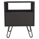 Mesa de Noche Augusta Duna 45x57cm con Un Compartimiento y con Una Puerta - Mesas de Noche | Bylmo