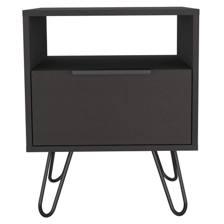 Mesa de Noche Augusta Duna 45x57cm con Un Compartimiento y con Una Puerta - Mesas de Noche | Bylmo
