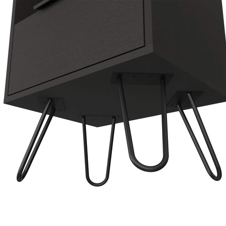 Mesa de Noche Augusta Duna 45x57cm con Un Compartimiento y con Una Puerta - Mesas de Noche | Bylmo