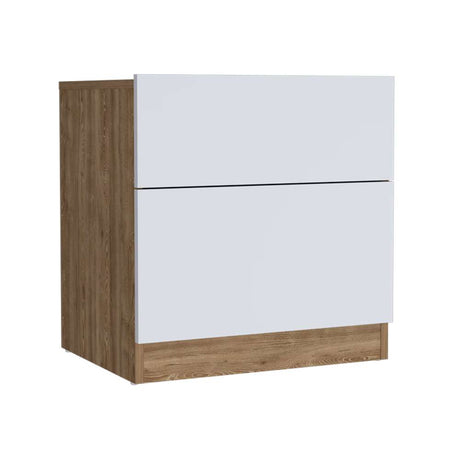 Mesa de Noche Nebraska Miel 50x52.6cm con Un Cajón y con Una Puerta - Mesas de Noche | Bylmo