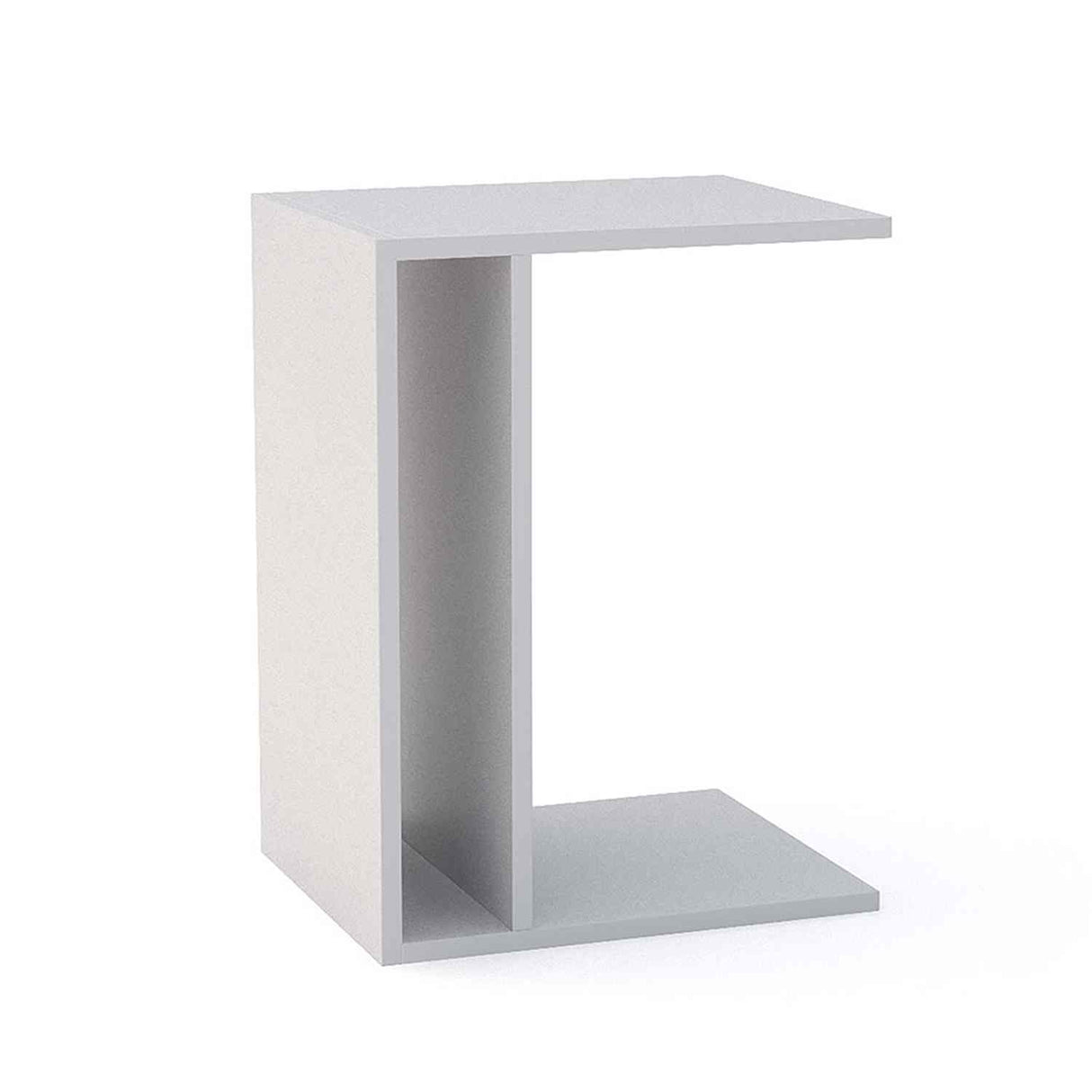 Mesa de Noche Tolosa Blanco 38 cm Minimalista - Mesas de Noche | Bylmo