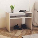 Mesa de Noche Tolosa Blanco 38 cm Minimalista - Mesas de Noche | Bylmo