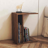 Mesa de Noche Tolosa Nogal 38 cm Minimalista - Mesas de Noche | Bylmo