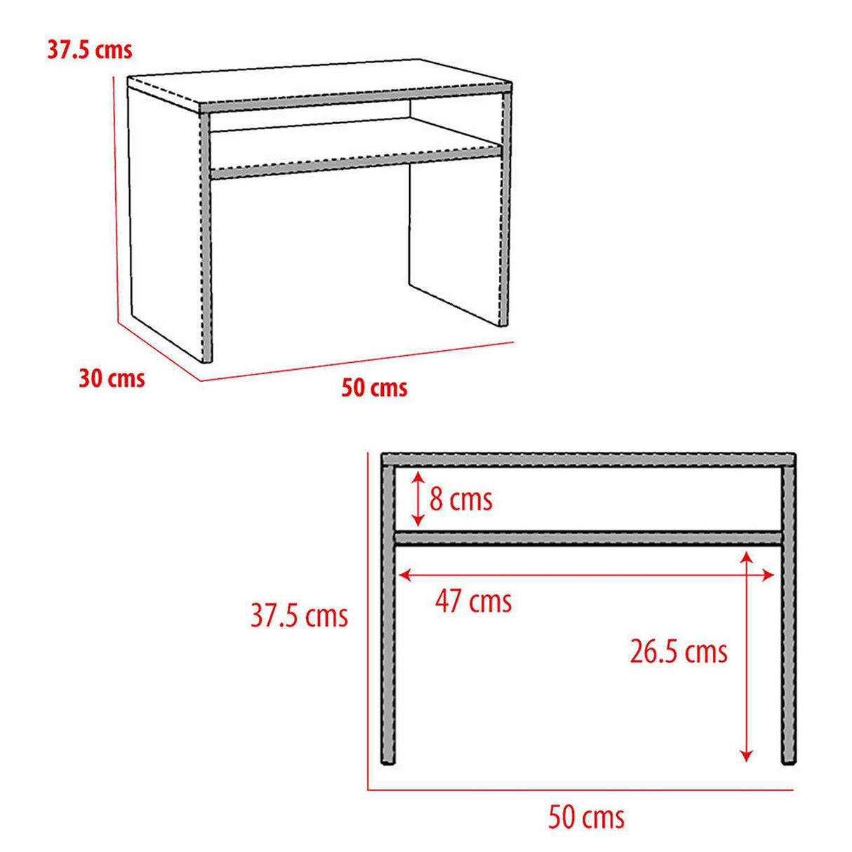 Mesa de Noche Tolosa Nogal 38 cm Minimalista - Mesas de Noche | Bylmo