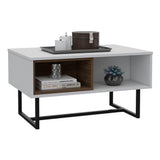 Mesa Pergamo Plus Blanco y Gales 79 cm Rectangular - Mesas | Bylmo