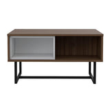 Mesa Pergamo Plus Gales y Blanco 79 cm Rectangular - Mesas | Bylmo