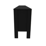 Rack Inmaculada Negro y Almendra 183 cm con Una Puerta - Muebles para TV | Bylmo
