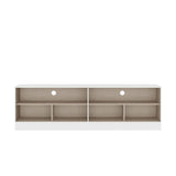 Mesa para TV Mind Blanco 182x55cm Para TV Hasta 70 Pulgadas con Cuatro Cajones y con Ranuras para Cables - Muebles de TV | Bylmo