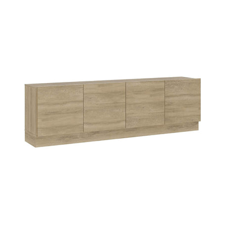 Mesa para TV Mind Noce 182x55cm Para TV Hasta 70 Pulgadas con Cuatro Cajones y con Ranuras para Cables - Muebles de TV | Bylmo