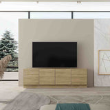 Mesa para TV Mind Noce 182x55cm Para TV Hasta 70 Pulgadas con Cuatro Cajones y con Ranuras para Cables - Muebles de TV | Bylmo