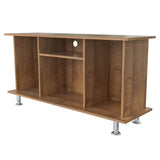 Mesa para TV Amaretto 120x120cm Para TV Hasta 42 Pulgadas sin Cajones con Ranuras para Cables y con Patas - Muebles de TV | Bylmo