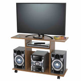 Mesa para TV Amaretto 100x68cm Para TV Hasta 40 Pulgadas sin Cajones y con Ruedas - Muebles de TV | Bylmo