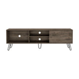 Mesa para TV Z Bellota 180x58cm Para TV Hasta 75 Pulgadas con Un Cajón y con Ranuras para Cables y con Patas - Muebles de TV | Bylmo