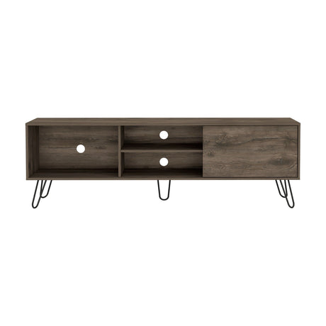 Mesa para TV Z Bellota 180x58cm Para TV Hasta 75 Pulgadas con Un Cajón y con Ranuras para Cables y con Patas - Muebles de TV | Bylmo