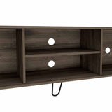 Mesa para TV Z Bellota 180x58cm Para TV Hasta 75 Pulgadas con Un Cajón y con Ranuras para Cables y con Patas - Muebles de TV | Bylmo