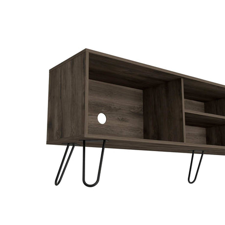 Mesa para TV Z Bellota 180x58cm Para TV Hasta 75 Pulgadas con Un Cajón y con Ranuras para Cables y con Patas - Muebles de TV | Bylmo