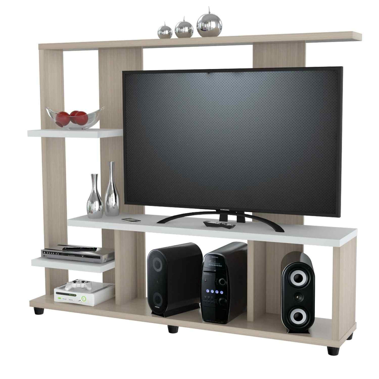 Mesa para TV Arena 190x160cm Para TV sin Cajones y con Patas - Muebles de TV | Bylmo