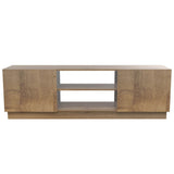 Mesa para TV Amaretto 160x50cm Para TV Hasta 65 Pulgadas sin Cajones - Muebles de TV | Bylmo