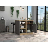 Isla de Cocina Imantra Onix y Macadamia 100 cm - Cocinas | Bylmo