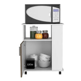 Mueble Microondas Z Plus Blanco y Bellota 60x73.5cm sin Cajones y con Un Puertas - Muebles Organizadores | Bylmo