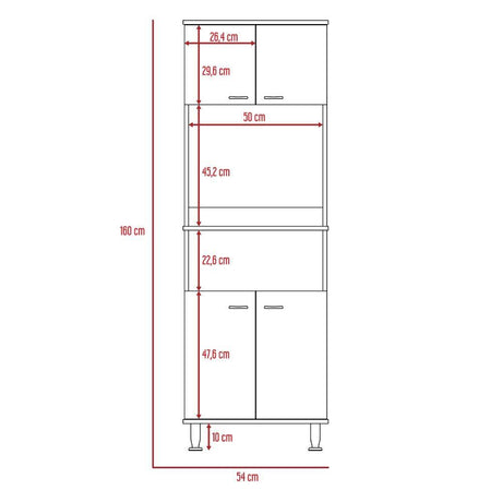 Modulo Microondas Kitchen Blanco - Bylmo
