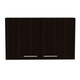 Mueble Auxiliar Manchester Wengue 100x60cm con Un Entrepaño y Un Compartimiento - Muebles Organizadores | Bylmo