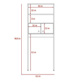 Mueble Rivera Wengue 62 cm con Dos Puertas y Entrepaños - Gabinetes | Bylmo