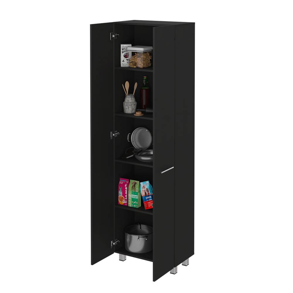Alacena Baleare Wengue 59.2x200cm con Dos Puertas - Muebles Organizadores | Bylmo