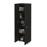 Alacena Baleare Wengue 59.2x200cm con Dos Puertas - Muebles Organizadores | Bylmo