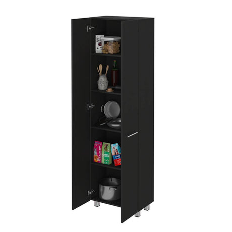 Alacena Baleare Wengue 59.2x200cm con Dos Puertas - Muebles Organizadores | Bylmo