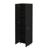 Alacena Baleare Wengue 59.2x200cm con Dos Puertas - Muebles Organizadores | Bylmo