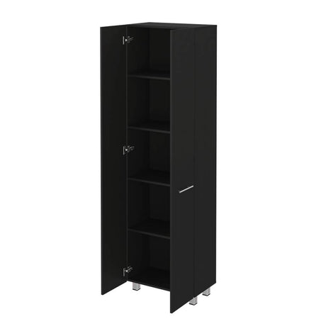 Alacena Baleare Wengue 59.2x200cm con Dos Puertas - Muebles Organizadores | Bylmo