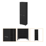Alacena Baleare Wengue 59.2x200cm con Dos Puertas - Muebles Organizadores | Bylmo