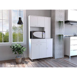 Alacena Della Plus Blanco 90x169cm con Un Entrepaño y con Seis Puertas - Muebles Organizadores | Bylmo