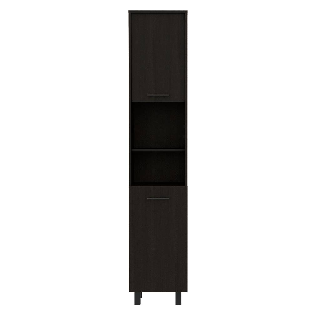 Alacena Hobart Wengue 40 cm con Dos Puertas y Entrepaños - Muebles Organizadores | Bylmo