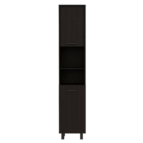 Alacena Hobart Wengue 40 cm con Dos Puertas y Entrepaños - Muebles Organizadores | Bylmo