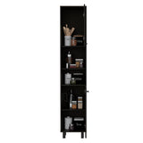 Alacena Hobart Wengue 40 cm con Dos Puertas y Entrepaños - Muebles Organizadores | Bylmo