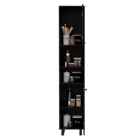 Alacena Hobart Wengue 40 cm con Dos Puertas y Entrepaños - Muebles Organizadores | Bylmo