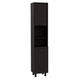 Alacena Hobart Wengue 40 cm con Dos Puertas y Entrepaños - Muebles Organizadores | Bylmo
