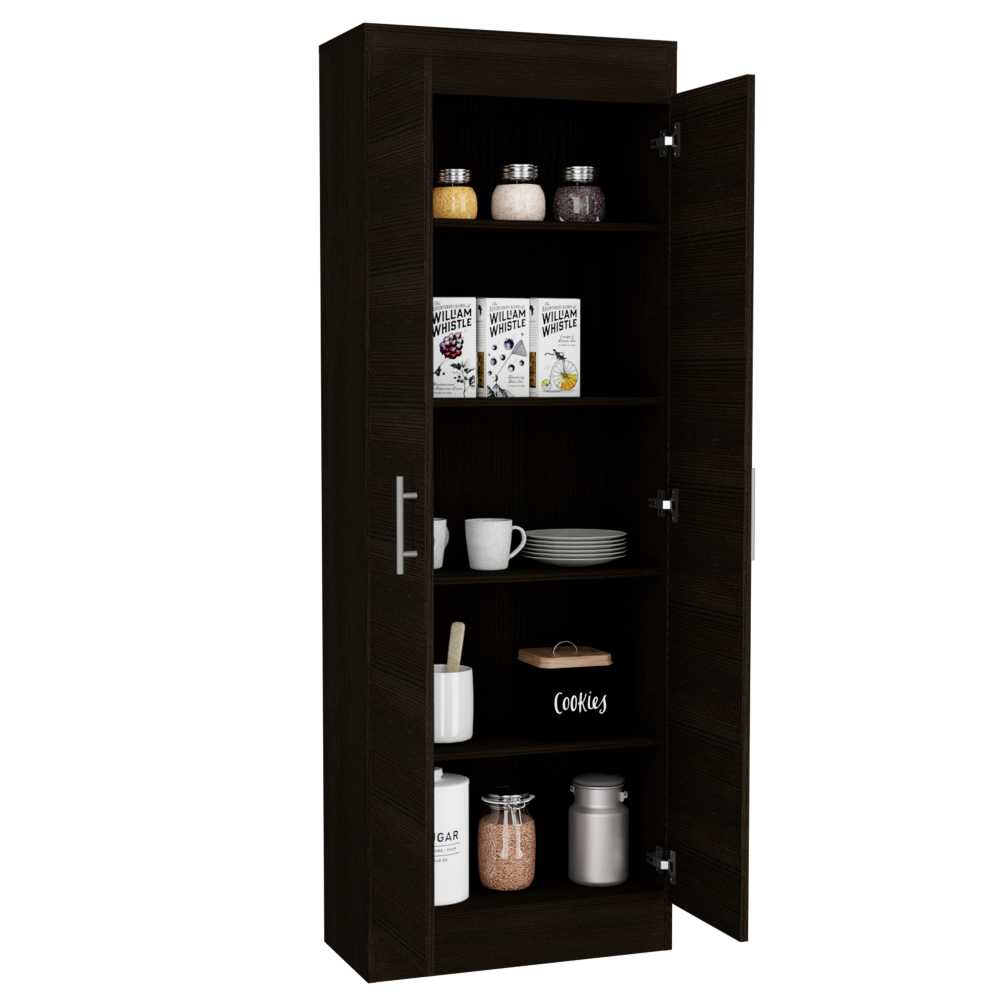 Alacena Nepal Wengue 60 cm con Dos Puertas - Muebles Organizadores | Bylmo