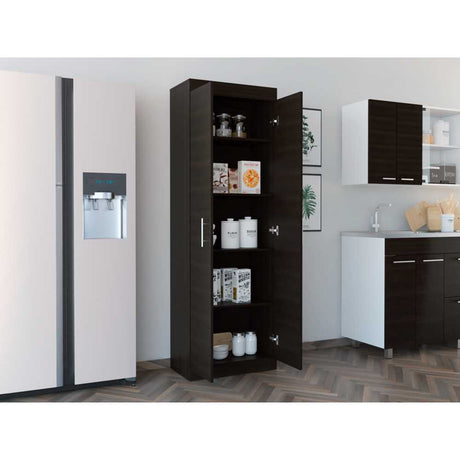 Alacena Nepal Wengue 60 cm con Dos Puertas - Muebles Organizadores | Bylmo