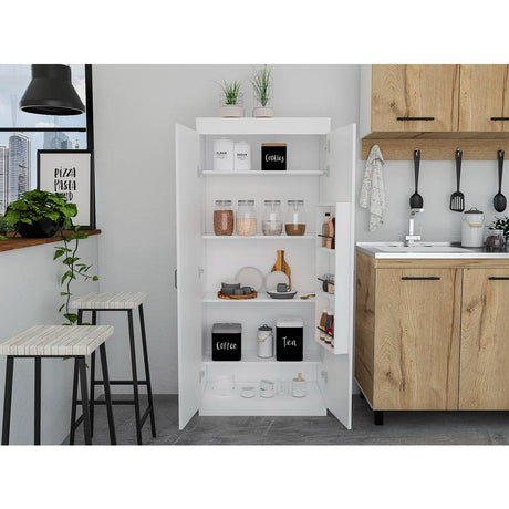 Alacena Varese Plus Blanco 70 cm con Dos Puertas - Muebles Organizadores | Bylmo