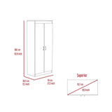 Alacena Varese Plus Blanco 70 cm con Dos Puertas - Muebles Organizadores | Bylmo