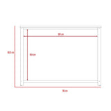 Arrimo Ferrato Duna 60 cm Minimalista - Bifes | Bylmo