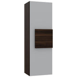 Mueble Auxiliar Vanguard Blanco y Habano 32 cm con Una Puerta - Gabinetes | Bylmo