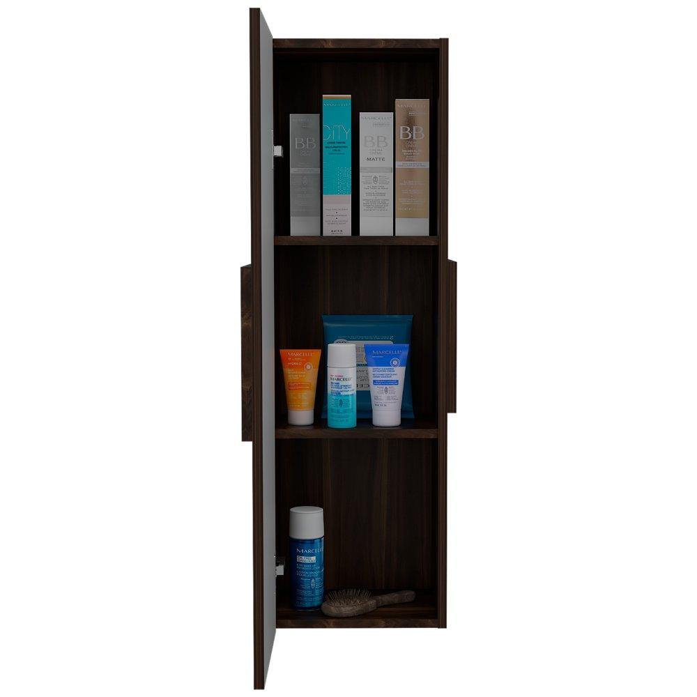 Mueble Auxiliar Vanguard Blanco y Habano 32 cm con Una Puerta - Gabinetes | Bylmo